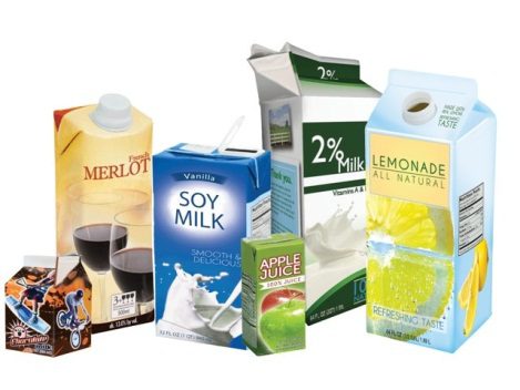 Can recycle: milk cartons, juice boxes, and broth boxes