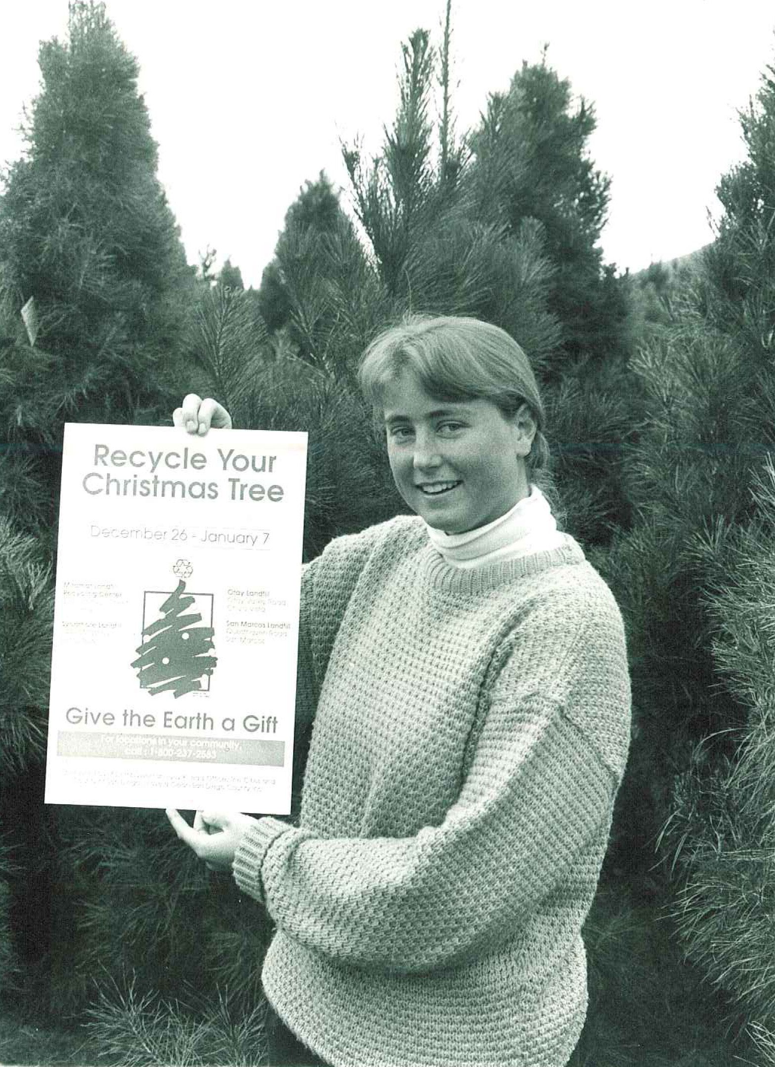 Christmas Tree Recycling, 1972
