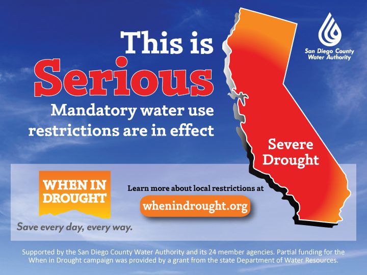 When in Drought, visit WaterSmartSD.org!