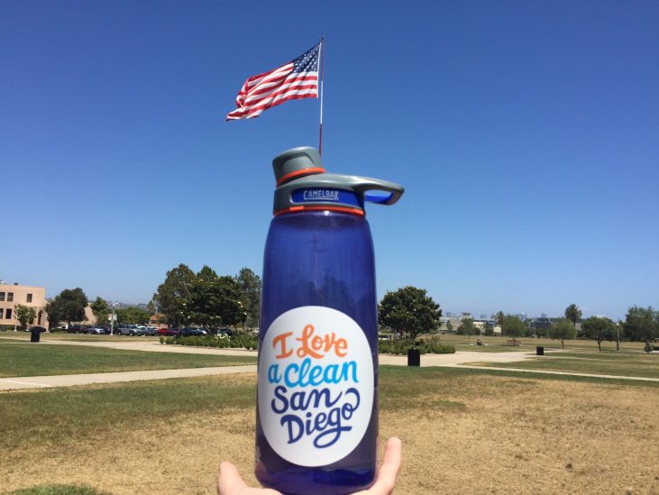 patriotic water bottle