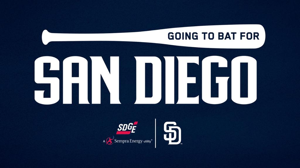 Padres going to bat logo
