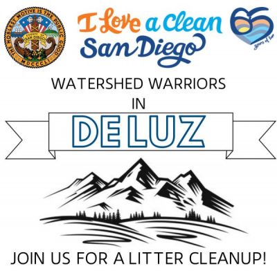Watershed Warriors DeLuz Cleanup